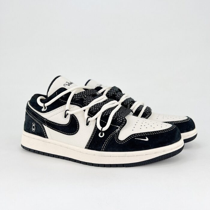 NIKE AIR JORDAN 1 LOW GLOOMY BEAR BLACK WHITE SJ9950 013 - Image 2