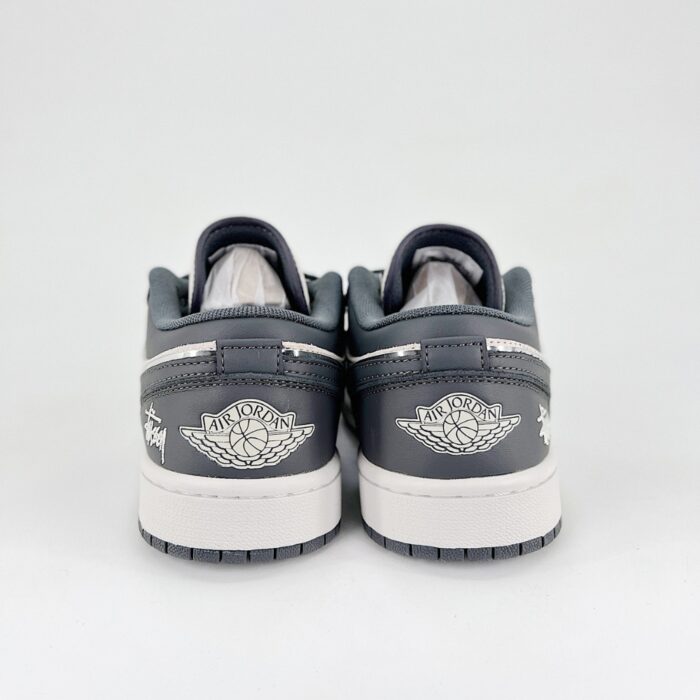 NIKE AIR JORDAN 1 LOW X STUSSY WHITE GREY XX3318 966 - Image 5