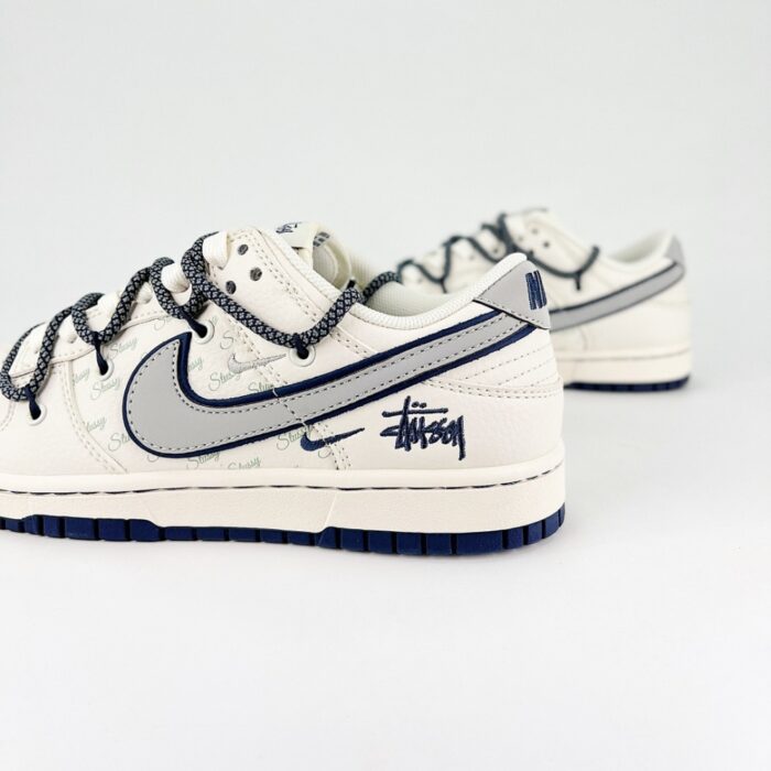 NIKE SB DUNK LOW WHITE AND GREY SJ2068 277 - Image 5