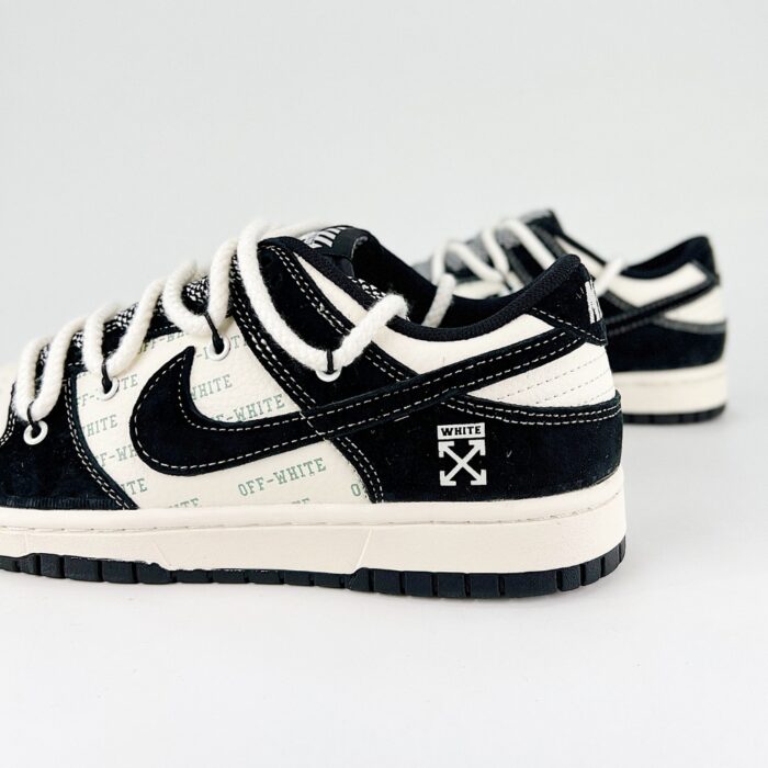 NIKE SB DUNK LOW X OFF WHITE BLACK WHITE - Image 4