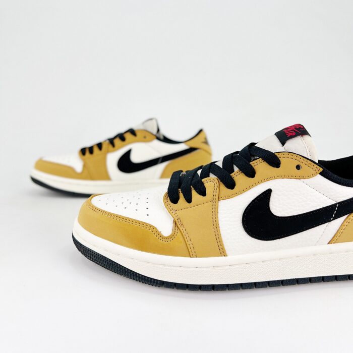 NIKE AIR JORDAN 1 LOW ROOKIE OF THE YEAR YELLOW CZ0790 107 - Image 5