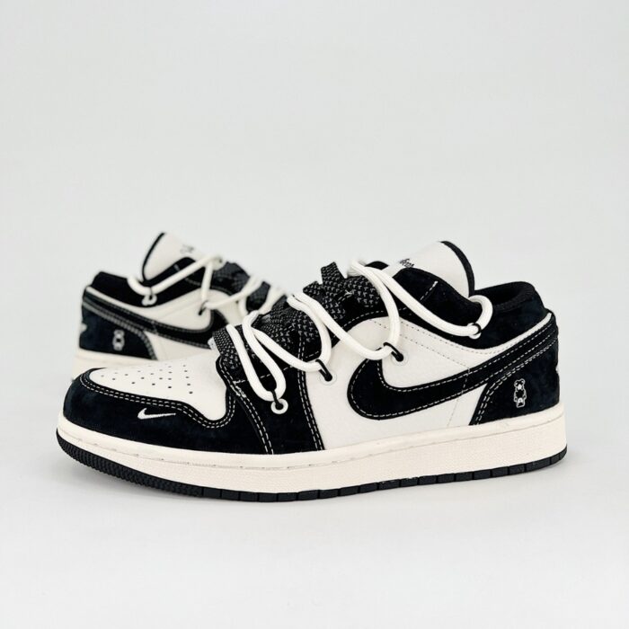 NIKE AIR JORDAN 1 LOW GLOOMY BEAR BLACK WHITE SJ9950 013 - Image 3