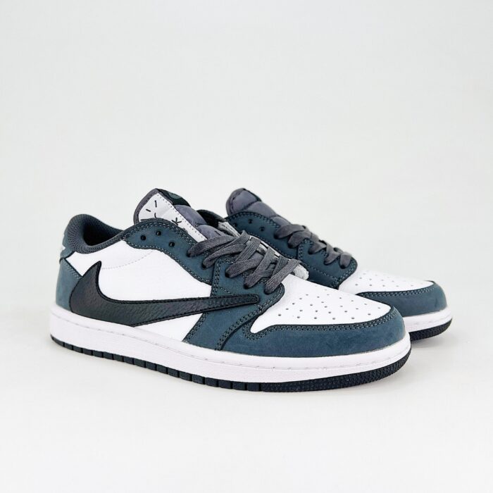 NIKE AIR JORDAN 1 LOW SUEDE NAVY BLUE - Image 5