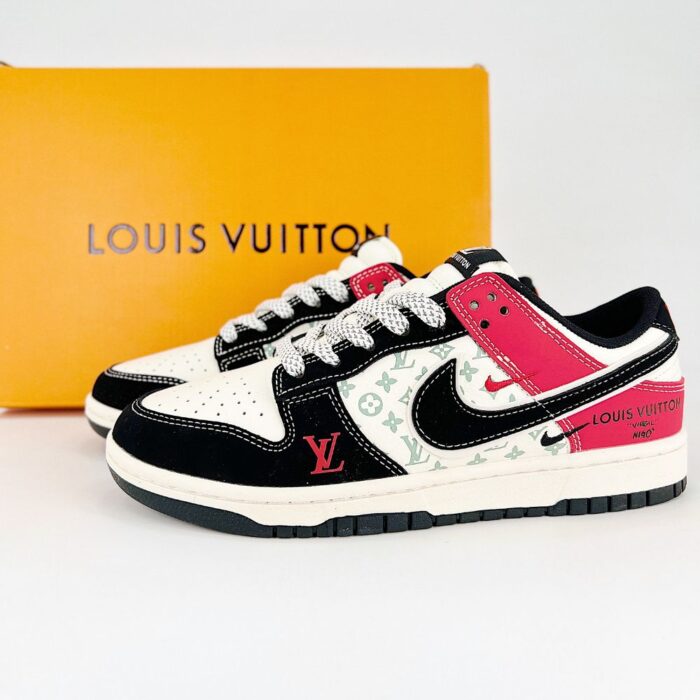 NIKE SB DUNK LOW X LOUIS VUITTON RED - Image 2