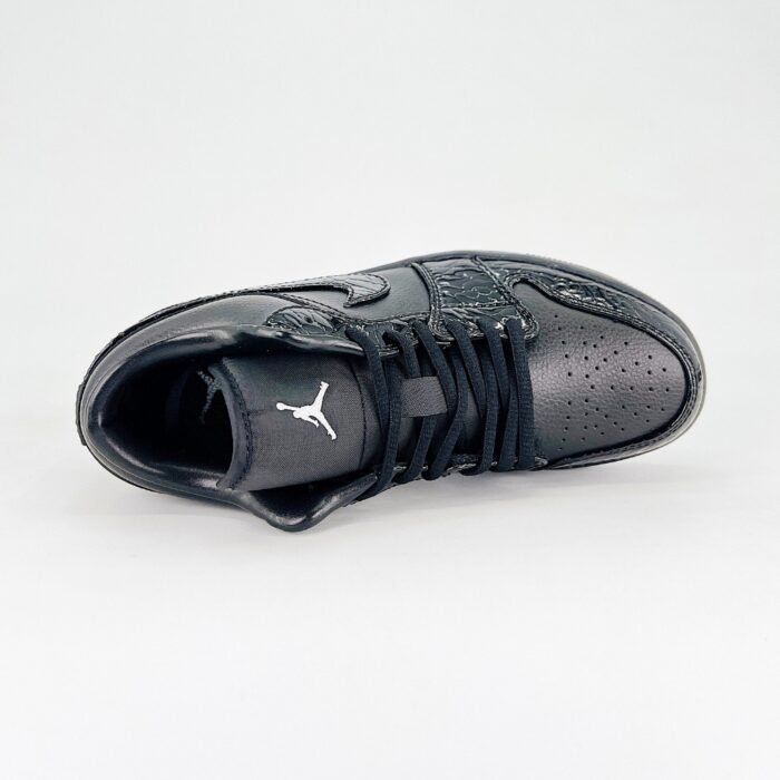 NIKE AIR JORDAN 1 LOW BLACK PATENT HJ7743 010 - Image 6