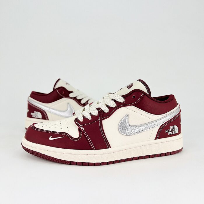 NIKE AIR JORDAN 1 LOW X THE NORTH FACE BURGUNDY XX2422 022 - Image 6