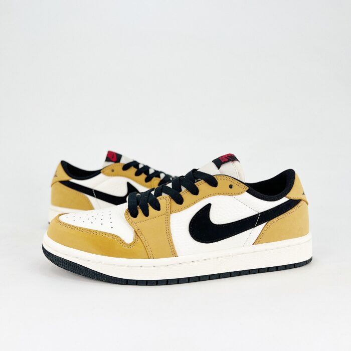 NIKE AIR JORDAN 1 LOW ROOKIE OF THE YEAR YELLOW CZ0790 107 - Image 6