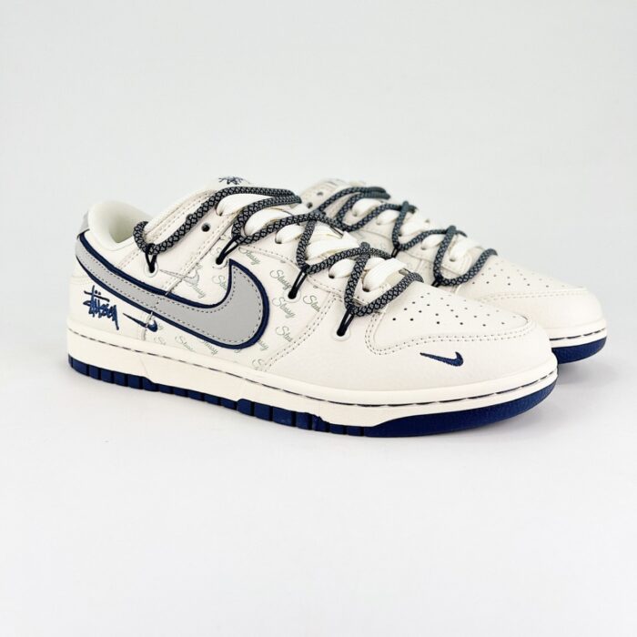 NIKE SB DUNK LOW WHITE AND GREY SJ2068 277 - Image 2