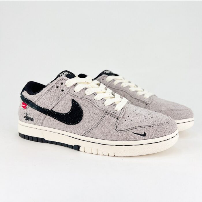 NIKE SB DUNK LOW X STUSSY GREY BLACK MM1089 027 - Image 2