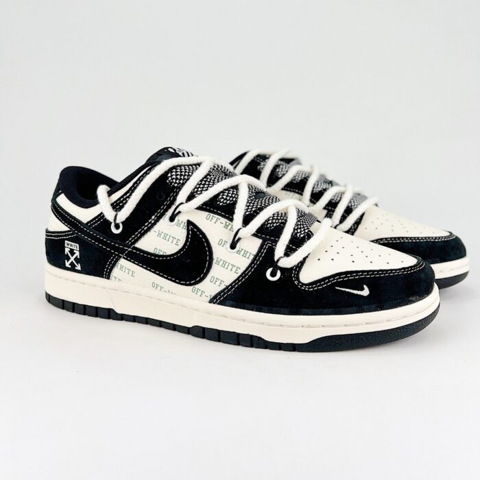 NIKE SB DUNK LOW X OFF WHITE BLACK WHITE - Image 2