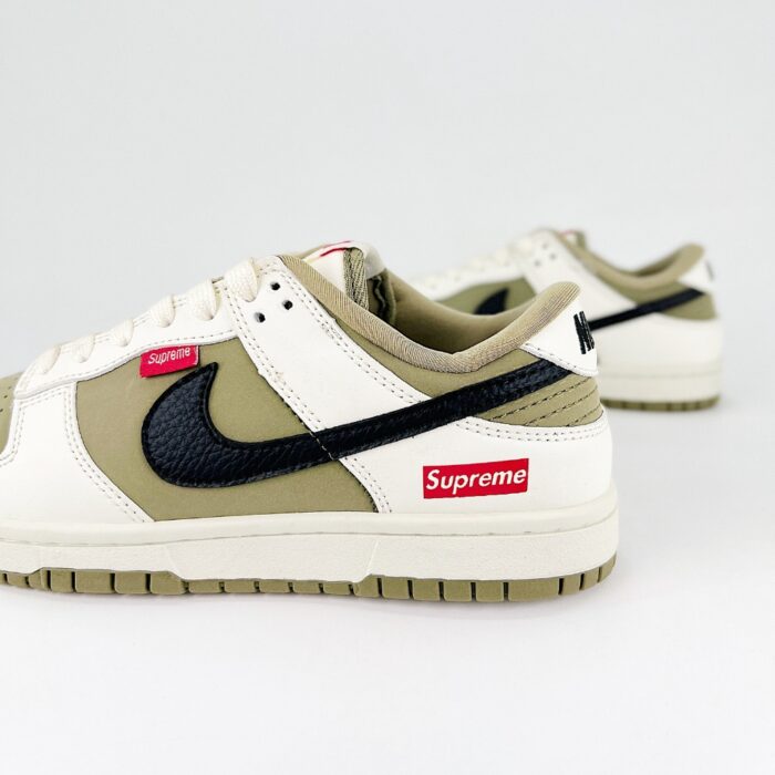 NIKE SB DUNK LOW X SUPREME WHITE GREEN BLACK CH8311 231 - Image 5