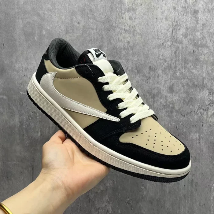 Travis Scott x AJ 1 Low OG “Pale Vanilla” Shoes Sneakers – nk0003938 - Image 7