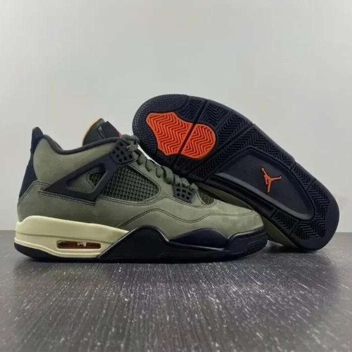 AJ 4 x UNDEFEATED “Olive Canvas” Shoes Sneakers – nk0003692 - Image 6