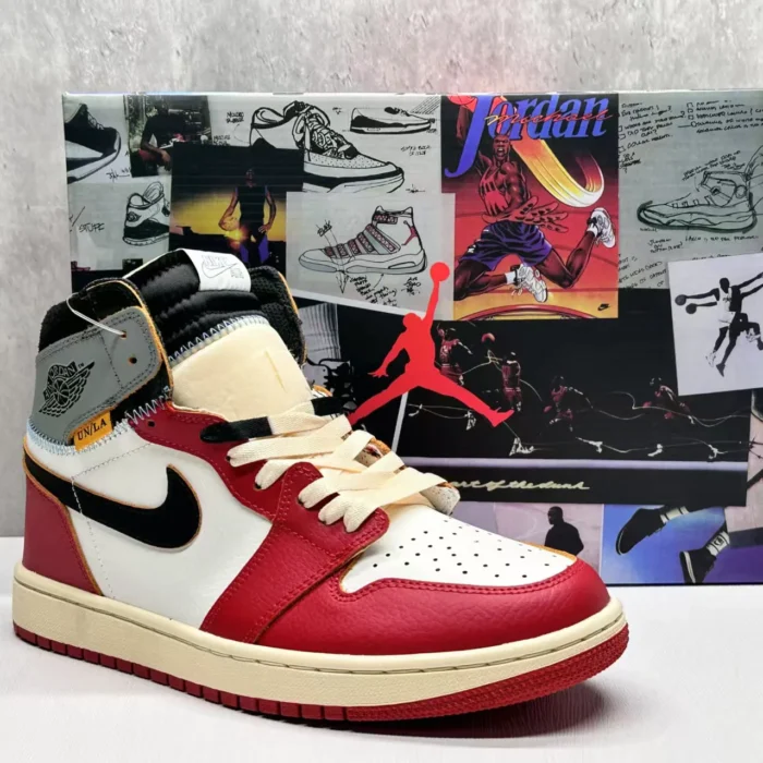 Union LA x AJ 1 High OG Chicago Shoes Sneakers – nk0004196 - Image 8