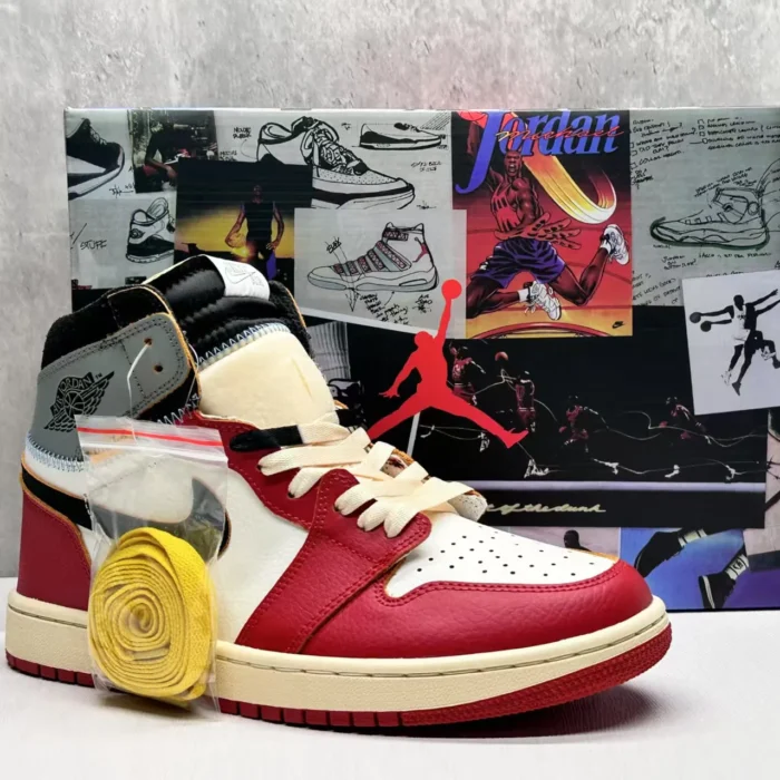 Union LA x AJ 1 High OG Chicago Shoes Sneakers – nk0004196 - Image 9