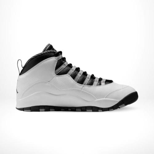 Side view of the Air Jordan 10
