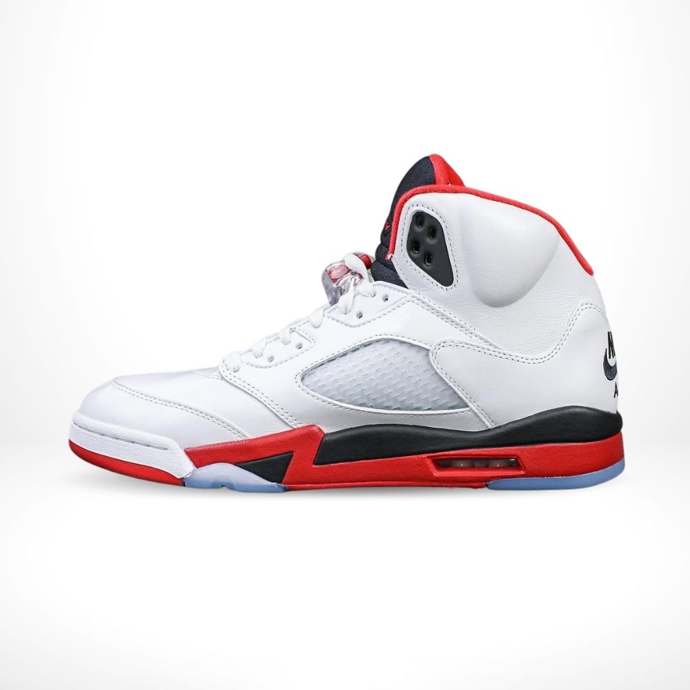 Medial side view of the Air Jordan 5