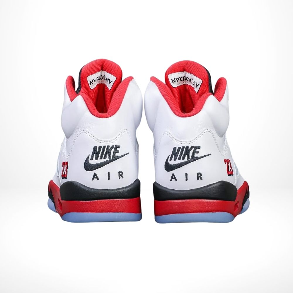 Rear view of the Air Jordan 5
