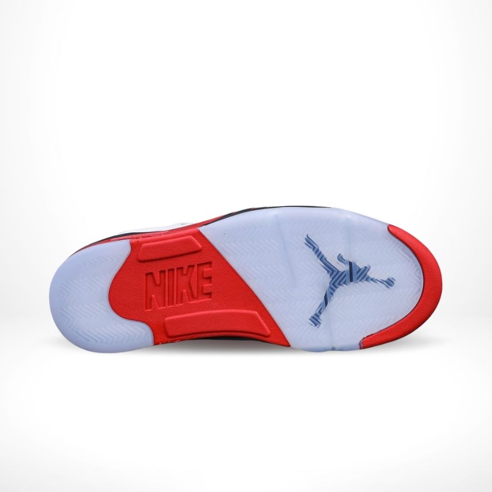 Bottom view of the Air Jordan 5